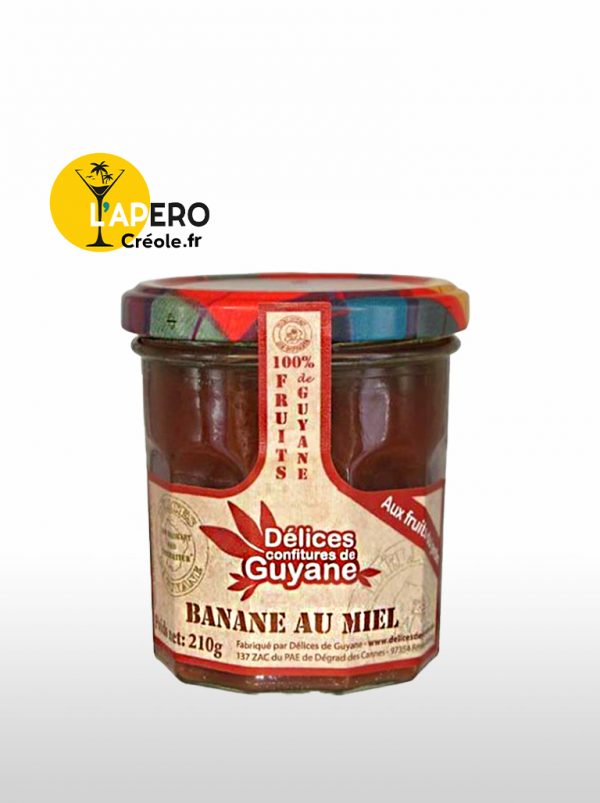 Delice-guyane-confiture-banane-miel