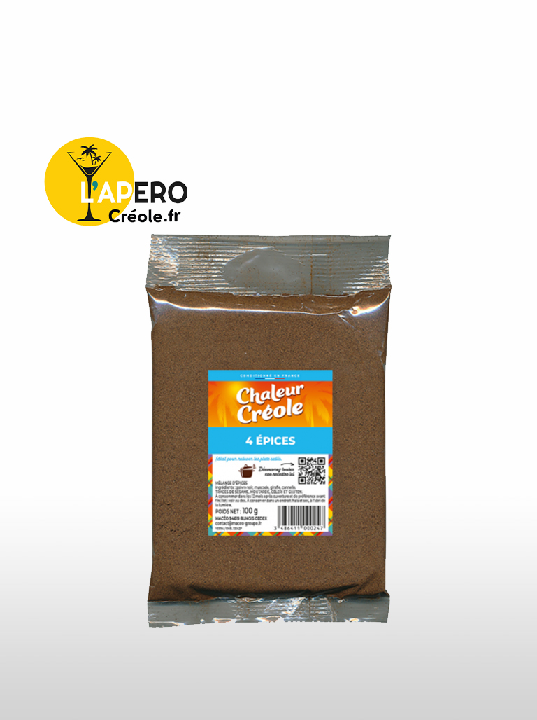 4 Épices Chaleur Créole (100g)