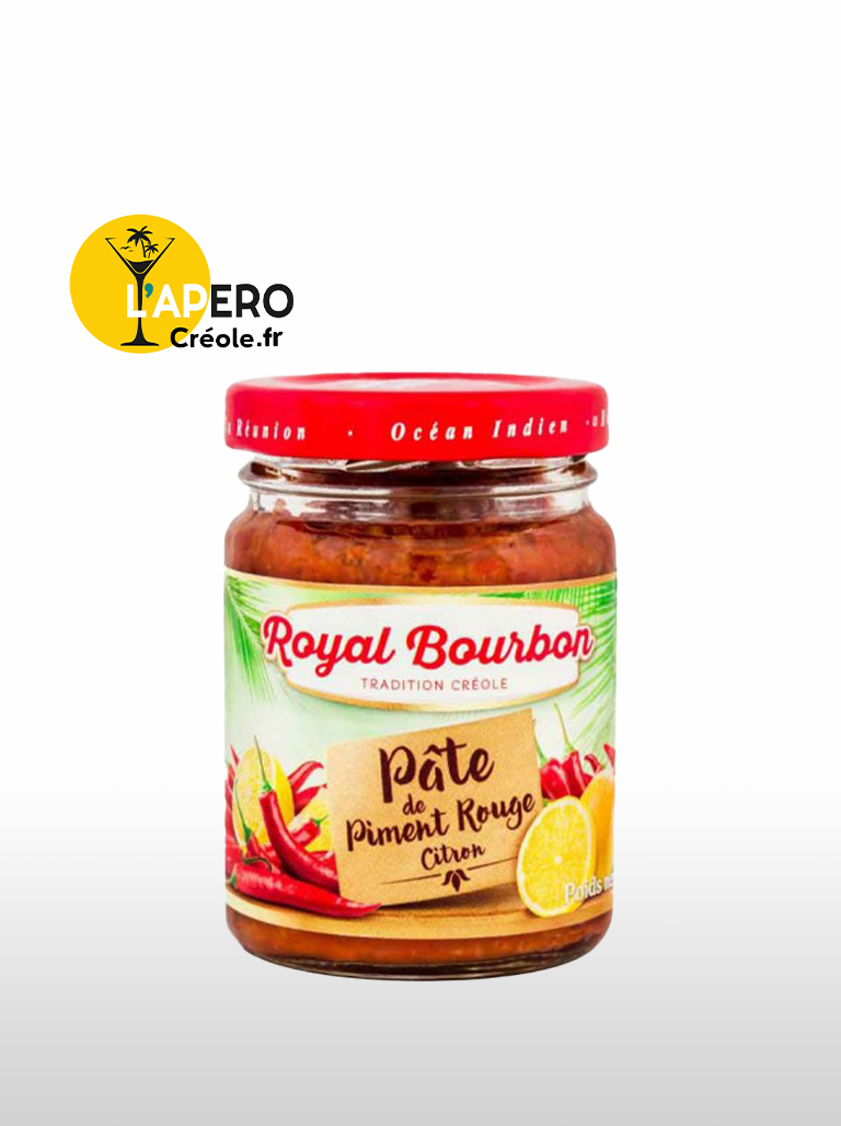 Pâte Piment Rouge Citron Royal Bourbon (90g)