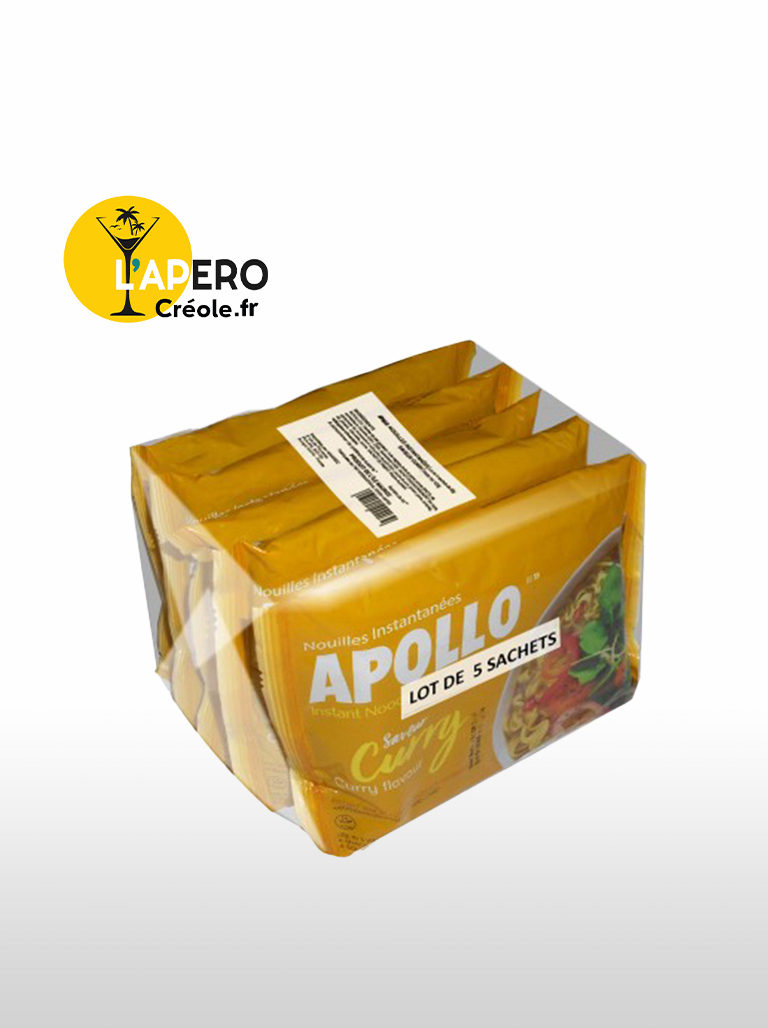 Nouille saveur Curry Apollo – 85g - lot de 5