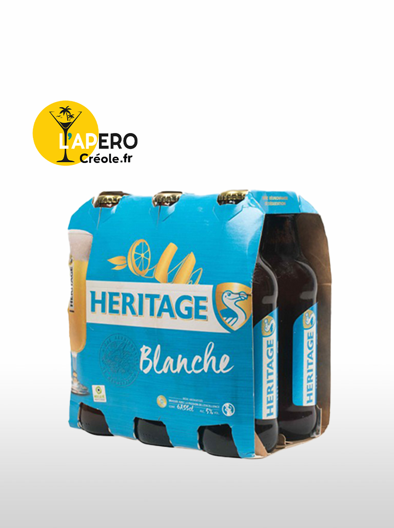 Bière Blanche Bouteille Pack de 6 – 5° Héritage (33cl)