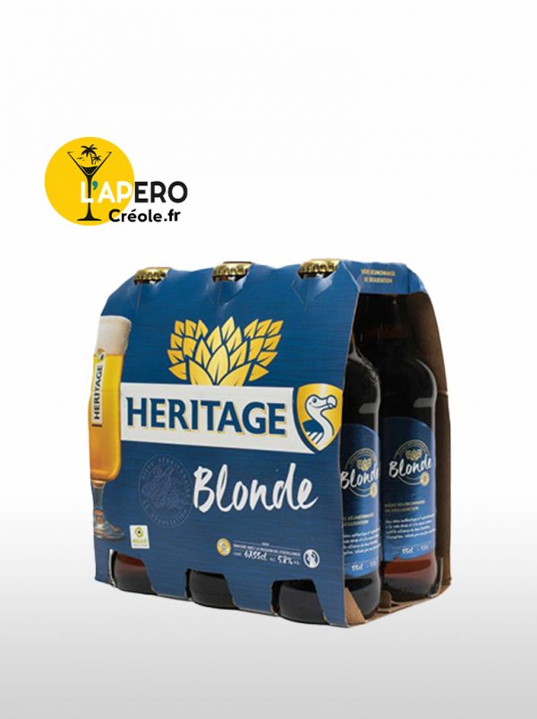 Bière Blonde Bouteille Pack de 6 – 5.8° Héritage (33cl)