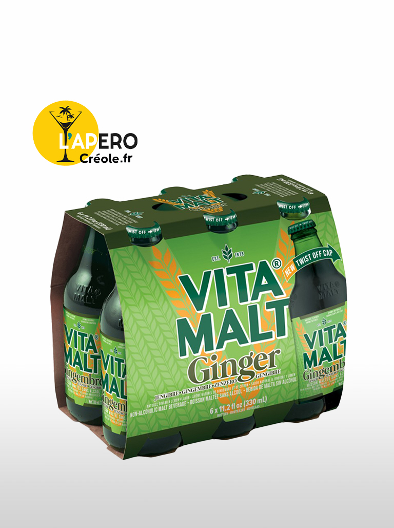 VITAMALT GINGEMBRE – Pack de 6 Bouteilles 33cl