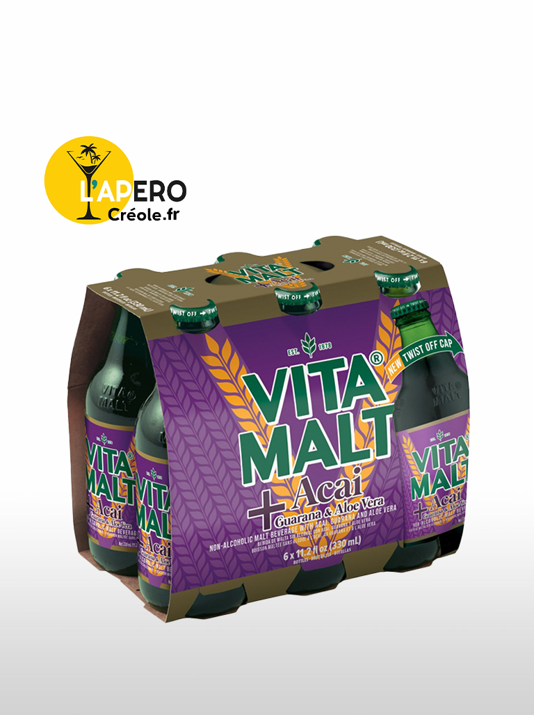 VITAMALT +AÇAÍ – Pack de 6 Bouteilles 33cl