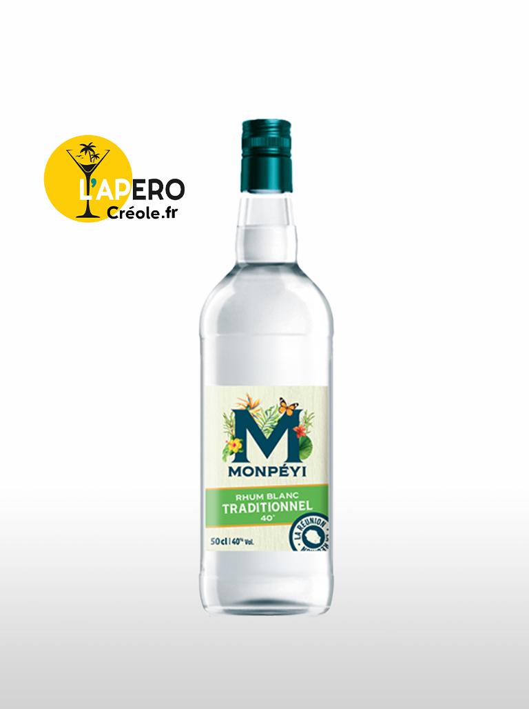 Rhum Blanc Traditionnel 40° – 50cl – MONPEYI